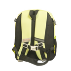 Mango Muffins yellow plush panda backpack with adjustable straps and reflective details.